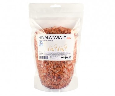 Himalayasalt - granulat, Re-fresh Superfood. 1 kg