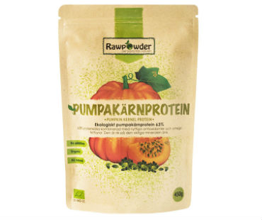 Pumpakärnsprotein 63% EKO, Rawpowder. 450 g