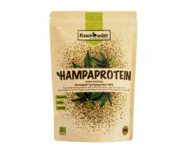 Hampaprotein 50% EKO, Rawpowder. 300 g