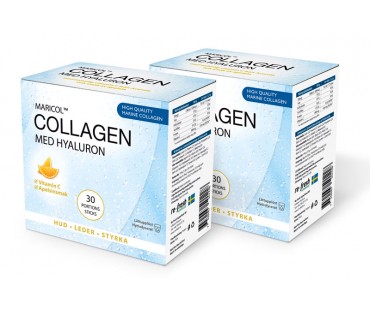 Collagen Hyaluron + C-vitamin, Re-fresh Superfood. BOX med 30 sticks, 2-PACK