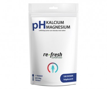 pH-Kalcium + Magnesium, Re-fresh Superfood. 300 g