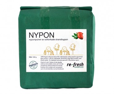 Nyponpulver, Re-fresh Superfood. 1 kg