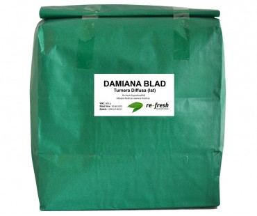 Damiana-te 100% ört, Re-fresh Superfood. 500 g